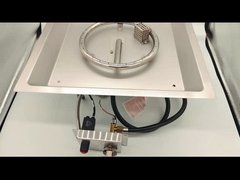 Προσαρμόσιμο εξωτερικό ορθογώνιο καυστήρα φωτιάς αερίου εσωτερικό